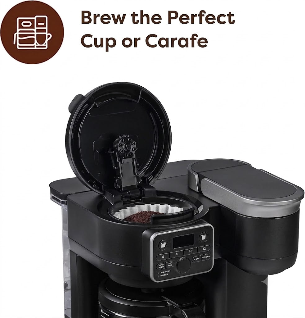 Hot & Iced Single Serve & Carafe Coffee Maker, MultiStream Technology, 72oz Reservoir (Gen 2)