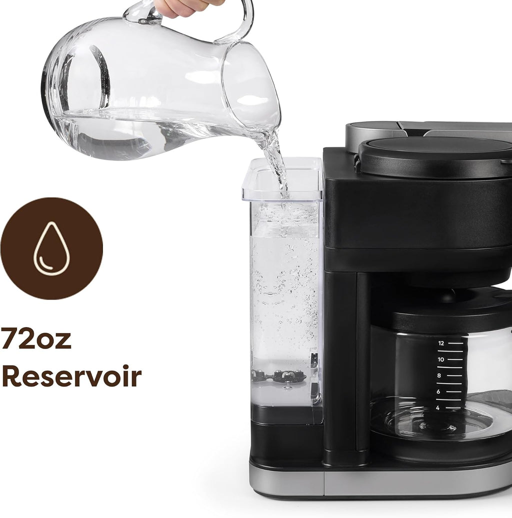 Hot Gen Machine Hot & Iced Single Serve & Carafe Coffee Maker, MultiStream Technology ...